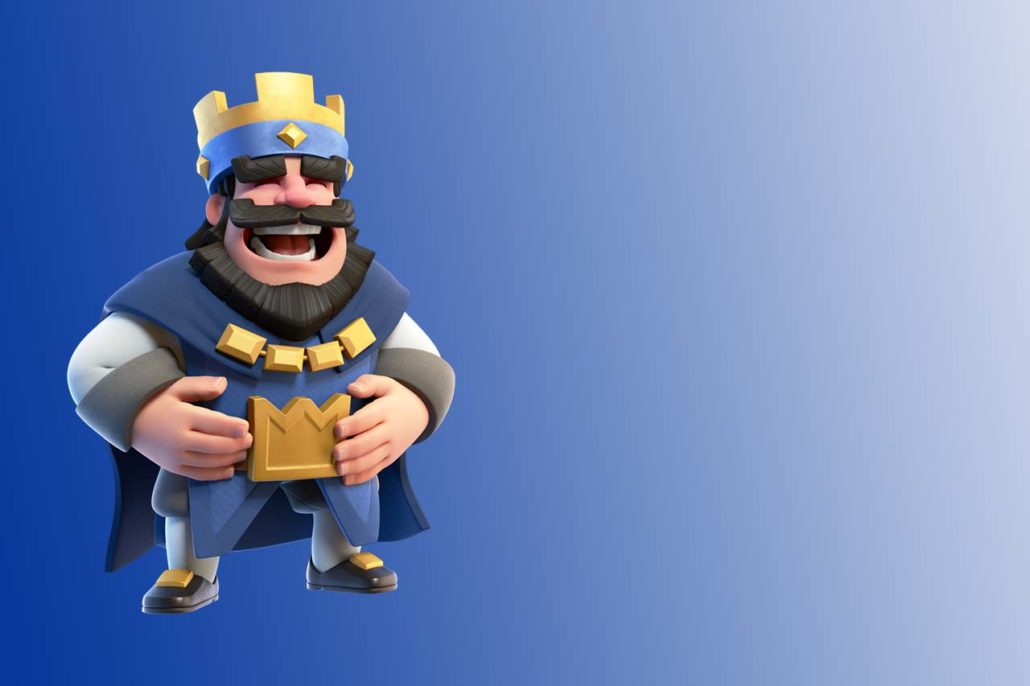 King Laughing in Clash Royale