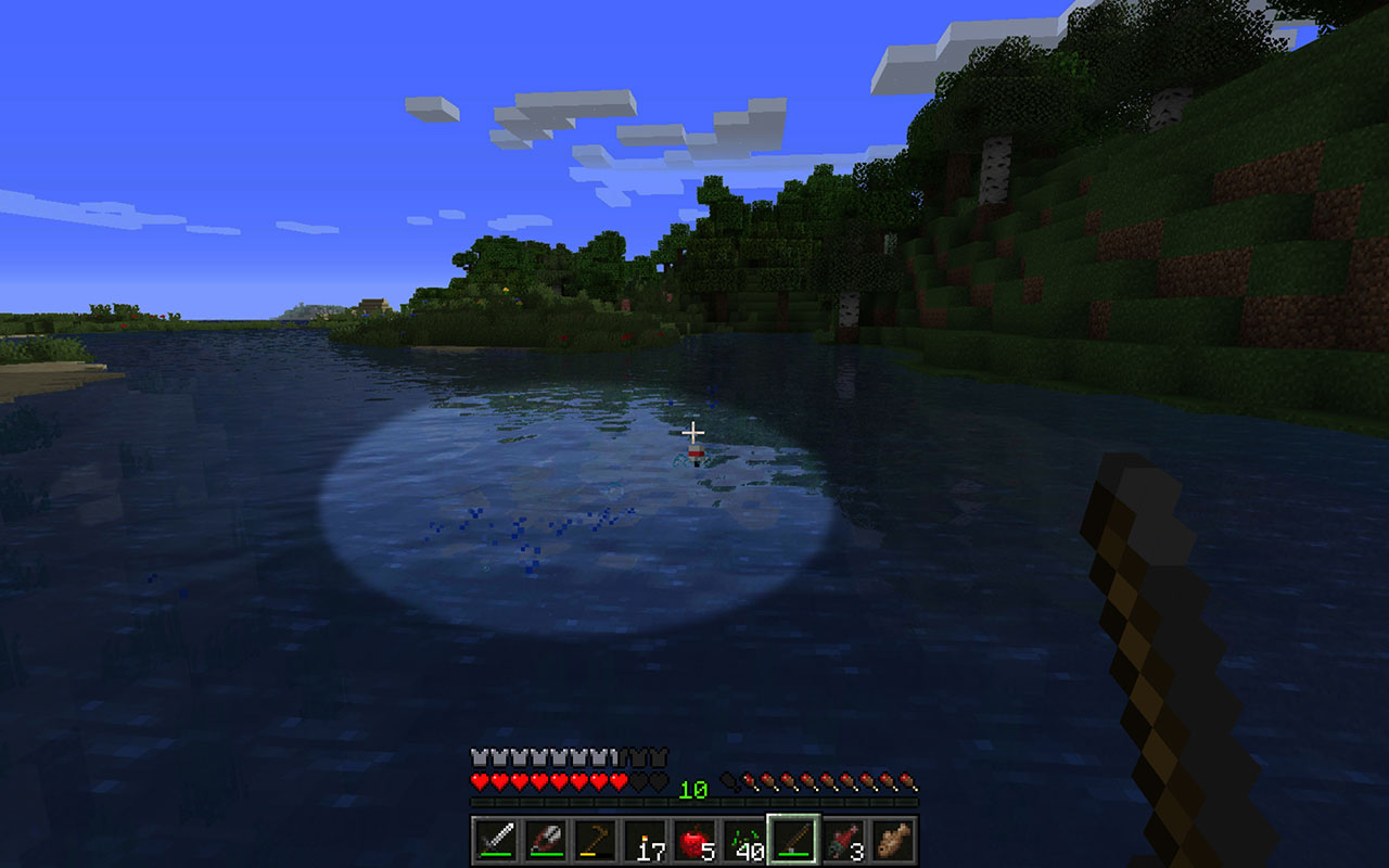 Minecraft - Fishing Bubbles