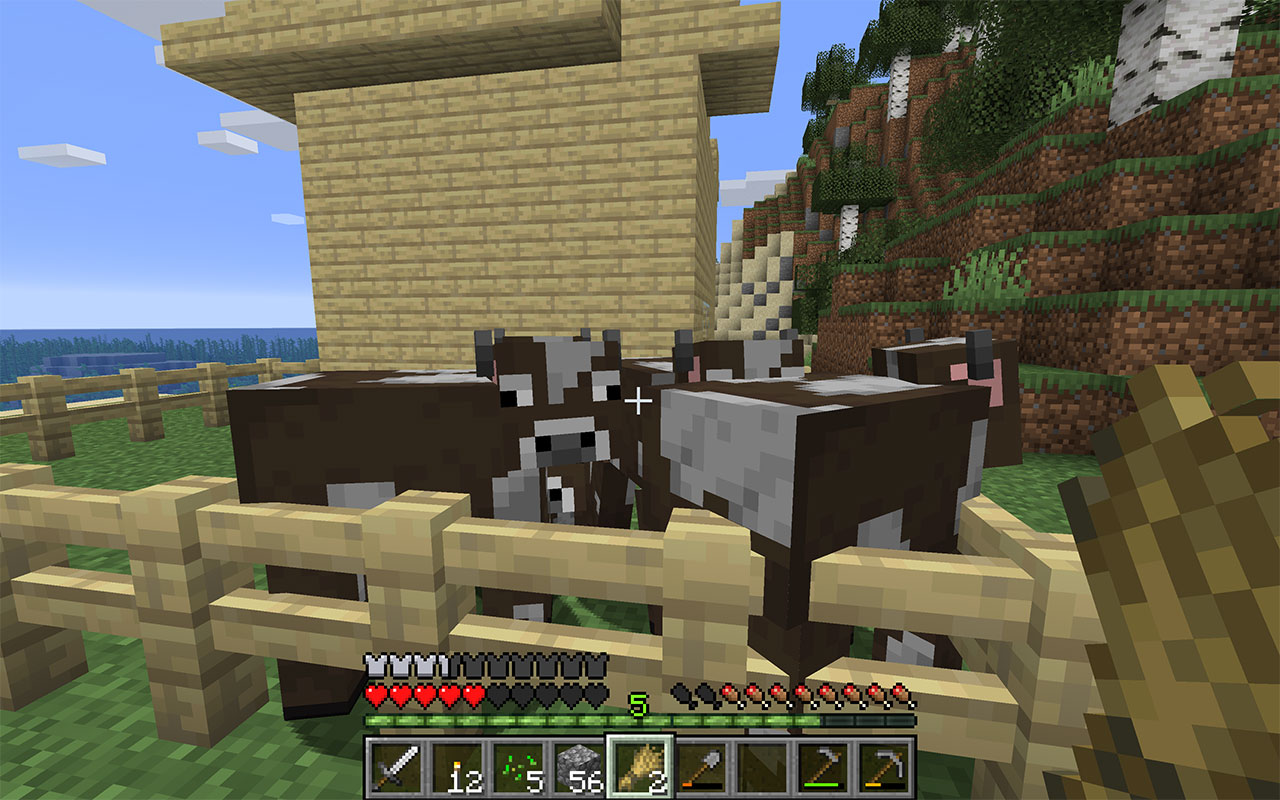 Can You Ride A Cow In Minecraft How To Tame A Cow In Minecraft 12tails