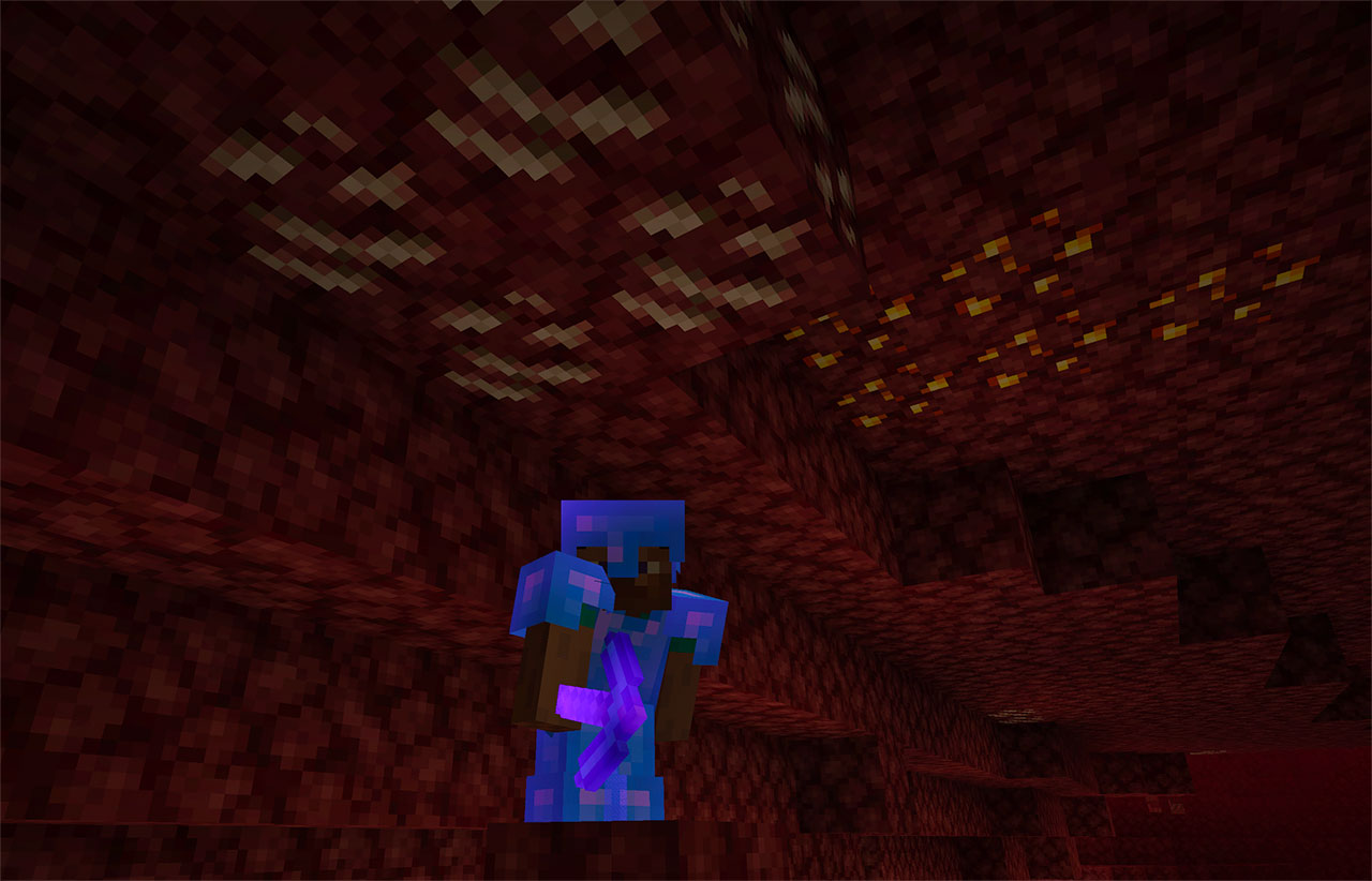 Mining Quartz in the Nether for XP