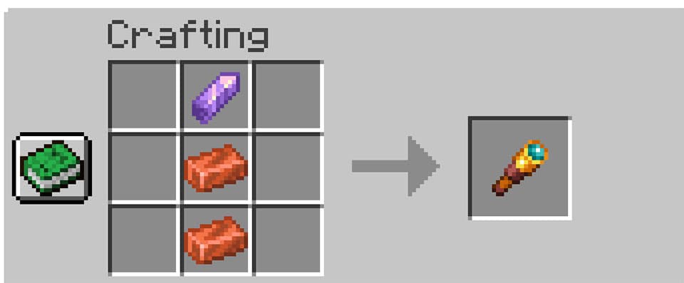 Screenshot showing make a spyglass in minecraft in Minecraft